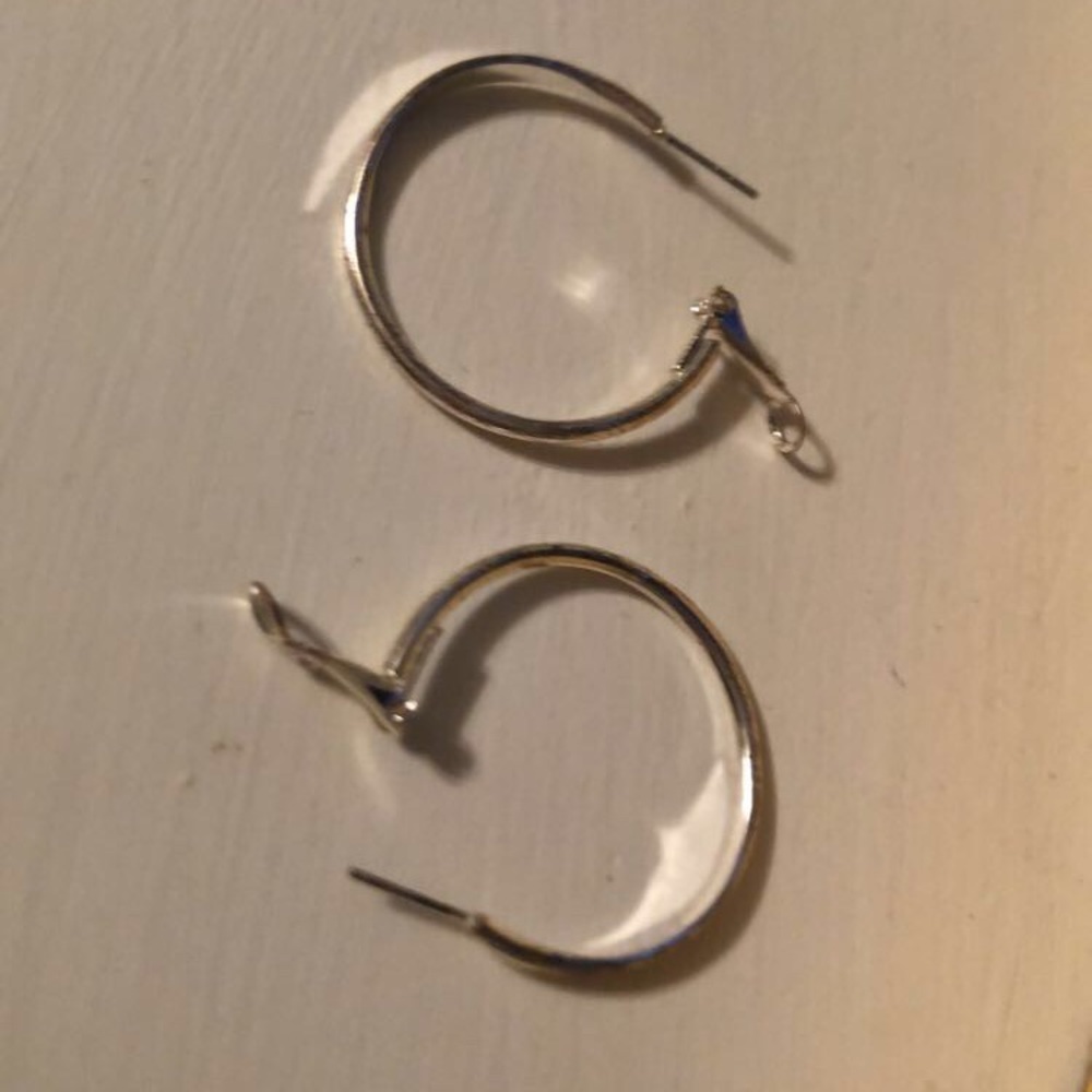medium hoop earrings